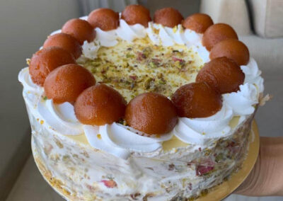 Gulab Jamun Cake